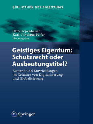 cover image of Geistiges Eigentum